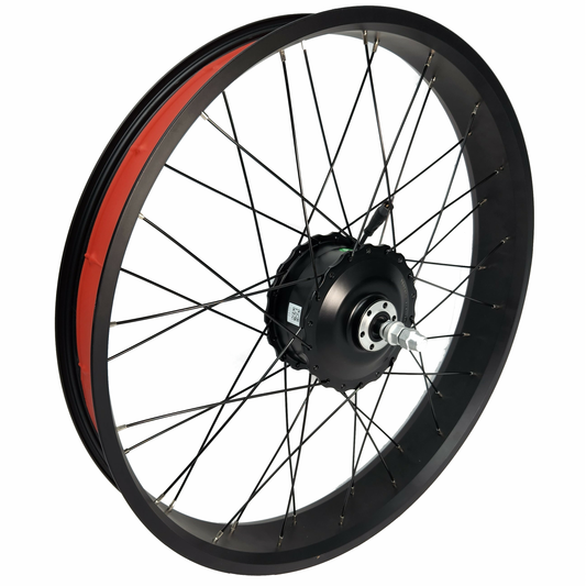 750w Geared Hub Motor in 26x4in Fat Tire Wheel